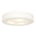 Or 50187LEDD-WH-OPL Altum Dimmable LED Flush-mount, White & Opal - D 12.5 x H 3.5 in. OR1492984